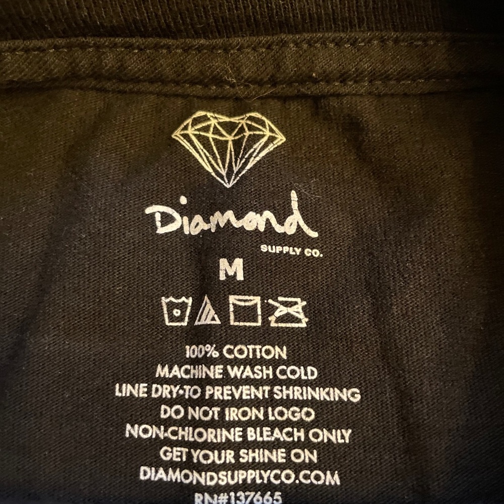 Diamond Supply Co. Mens T-shirt Medium with Camo